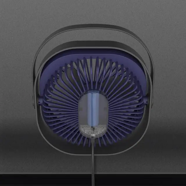 Alt view image 7 of 7 - 5V 3W 6inch Creative Desktop Mute Electric Fan USB Charging 3 4000mAh 360° Rotate Usb Desk Fan Small