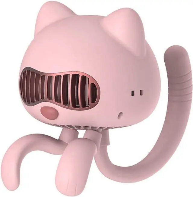 Main image of Mini Portable Stroller Fan USB Rechargeable 4000MAh Personal Handheld Clip on Aromatherapy Fan Office-Pink,Handheld Fans