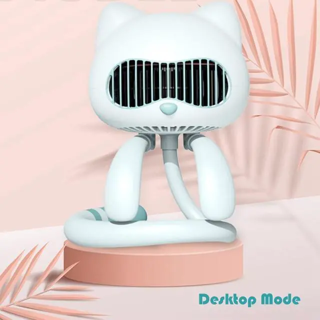 Alt view image 5 of 7 - Mini Portable Stroller Fan USB Rechargeable 4000MAh Personal Handheld Clip on Aromatherapy Fan Office-Pink,Handheld Fans