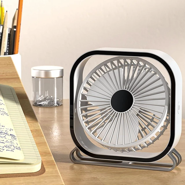 Alt view image 6 of 7 - Portable USB Fan Silent Cooling Fan Air Cooler Three-speed Adjustable Desktop Desktop Bedroom Silent Cooling Computer