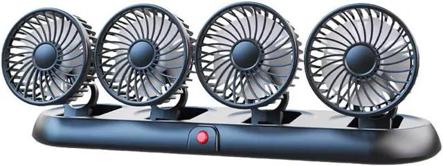 Main image of 4-Head Dashboard Fan for Lincoln Corsair Nautilus | Stable Anti-Slip Dashboard Fan With Hidden Parking Plate Enhances Driving Comfort And Saves Console Space