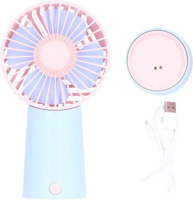 Alt view image 6 of 7 - Magnetic Suction Fan, Portable USB Rechargeable Electric Fan with 90 Oscillation, for Dormitory Home
