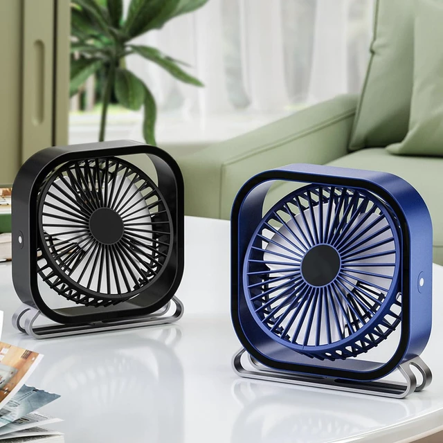 Alt view image 4 of 5 - Portable USB Fan Silent Cooling Fan Air Cooler Three-speed Adjustable Desktop Desktop Bedroom Silent Cooling Computer