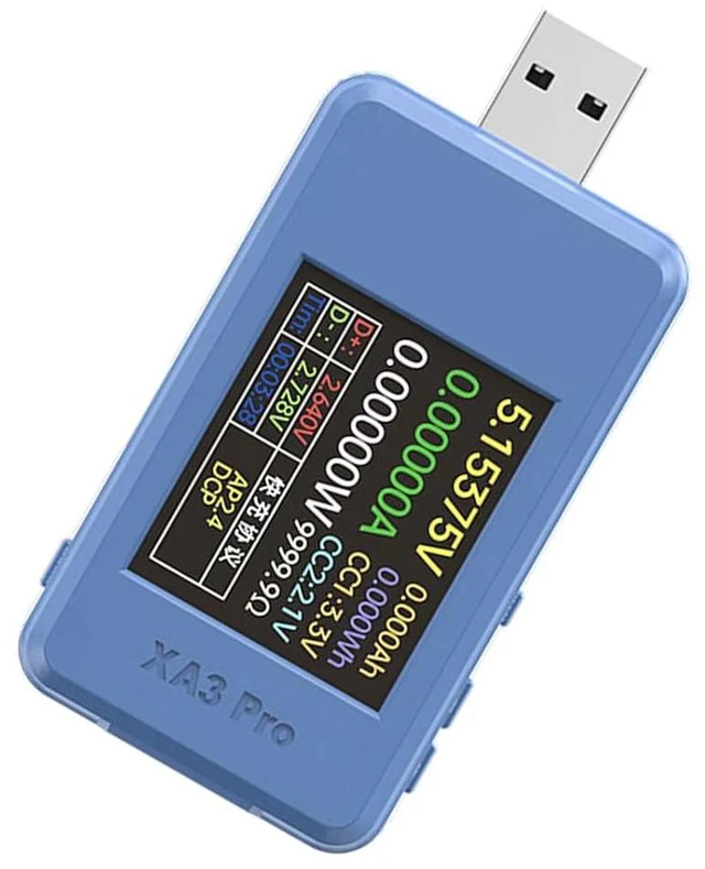 Main image of Precisions 1.77" LCD USB Power Meter, Type C Power Meter for Voltage, Current, Wattage Measurement