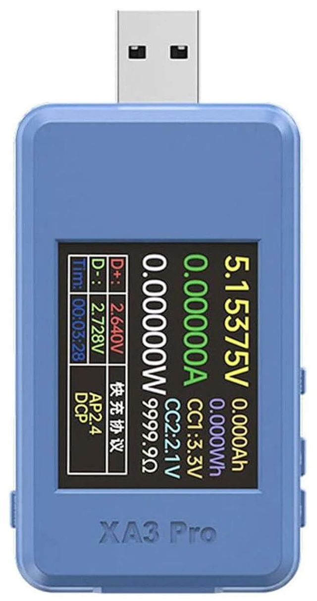 Alt view image 5 of 7 - Precisions 1.77" LCD USB Power Meter, Type C Power Meter for Voltage, Current, Wattage Measurement