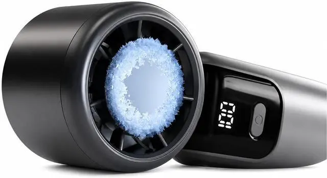 Alt view image 2 of 7 - Handheld Fan, Portable USB Cooling Handheld Fan,for Outdoors/Travel/Camping(Purple)