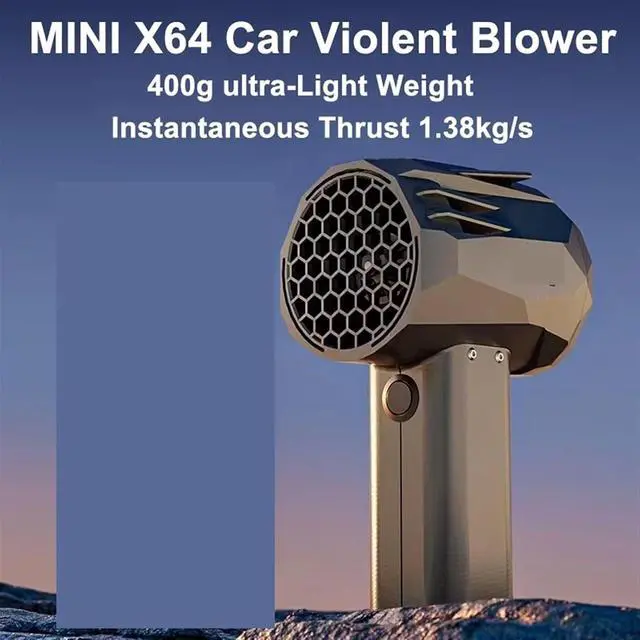 Alt view image 3 of 5 - Handheld Fan, Car Brushless Handheld Fan,for Travel, Office