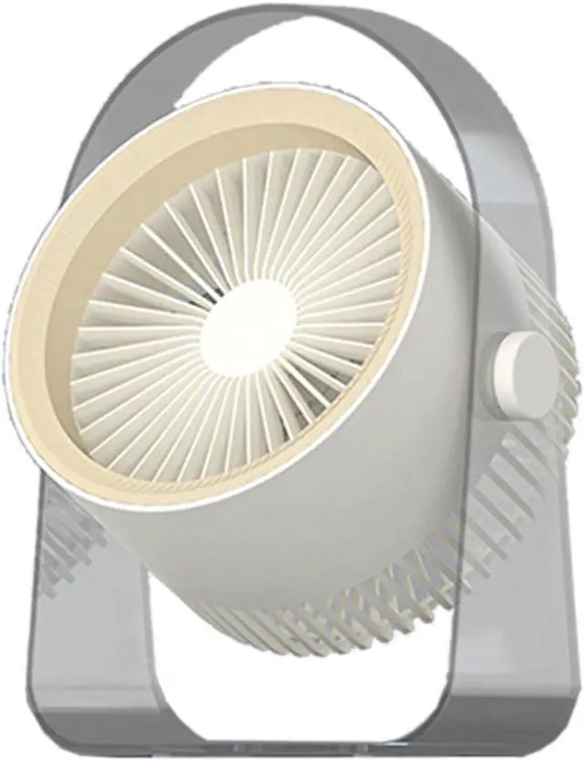 Alt view image 5 of 7 - Portable Fan, Electric for Desk or Bedroom Nightstands Cooling Device with 2000mAh Battery Portable(White)
