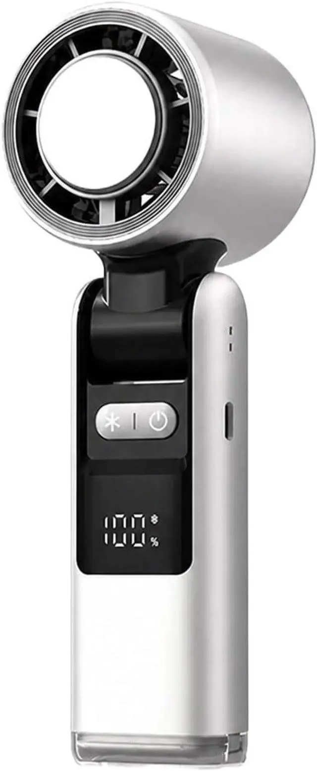 Main image of Handheld Fan, Outdoor Portable Handheld Fan Mini Rechargeable,for Travel, Office(White)