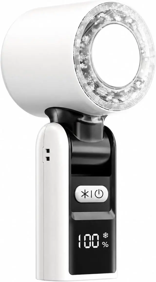 Alt view image 6 of 7 - Handheld Fan, Outdoor Portable Handheld Fan Mini Rechargeable,for Travel, Office(White)