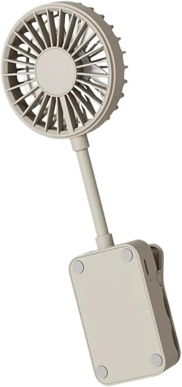 Main image of Portable Fan, Miniature USB with Adjustable Clamp and Long 1200mAh Battery for Travel Study Work Clip(Ice Green)