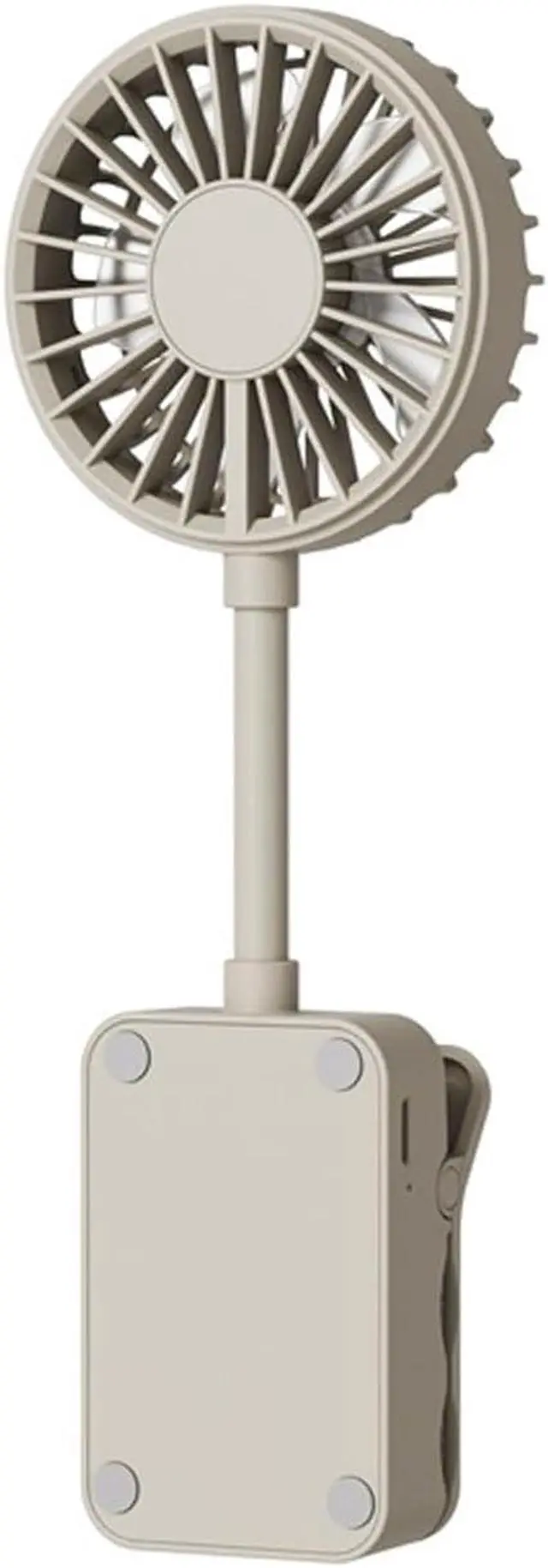 Alt view image 2 of 5 - Portable Fan, Miniature USB with Adjustable Clamp and Long 1200mAh Battery for Travel Study Work Clip(Ice Green)