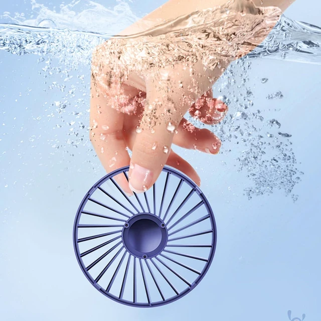 Alt view image 4 of 7 - Portable Fan, 5 Speed, Quiet Cooling Desk for Travel Home Digital Display Electric(Purple,B)