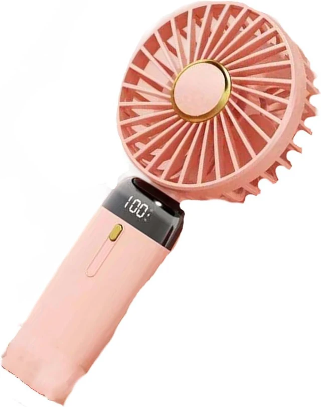 Alt view image 5 of 7 - Portable Fan, 5 Speed, Quiet Cooling Desk for Travel Home Digital Display Electric(Purple,B)