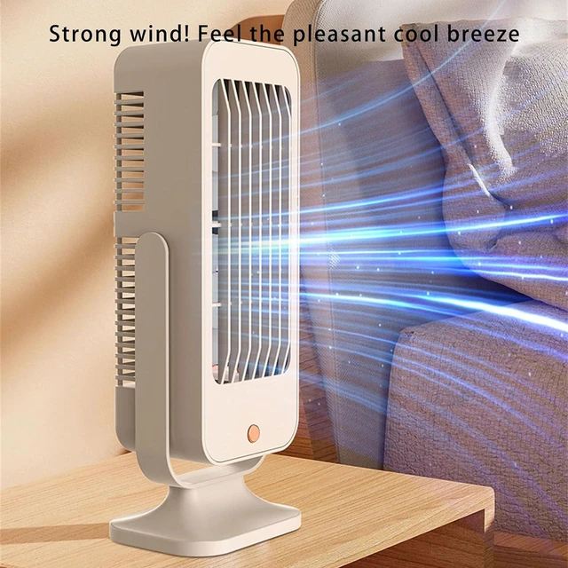 Alt view image 2 of 7 - Portable Fan, 1200mAh Battery 3 Speed Setting Quiet Operations Desk Cooling Device for Indoor Space for Home