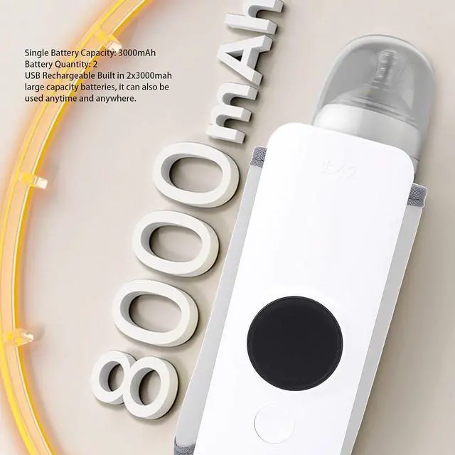 Alt view image 3 of 7 - Tangxi USB Rechargeable Portable Bottle Warmer | Fast Heating Constant Temperature Sleeve for Travel Milk Bottles