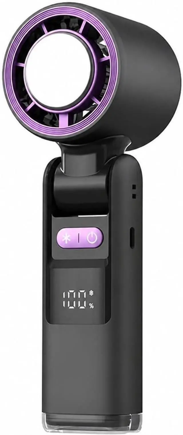 Main image of Handheld Fan, Outdoor Portable Handheld Fan Mini Rechargeable,for Outdoors/Travel/Camping(Black)