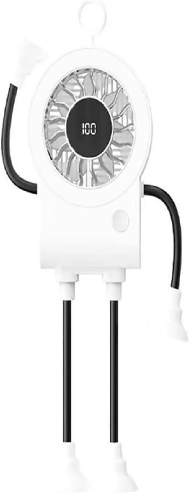 Main image of Portable Fan, 5 Speed Powerful Cooling Tool for Home Gym Offices Use with Suction Cup(White)