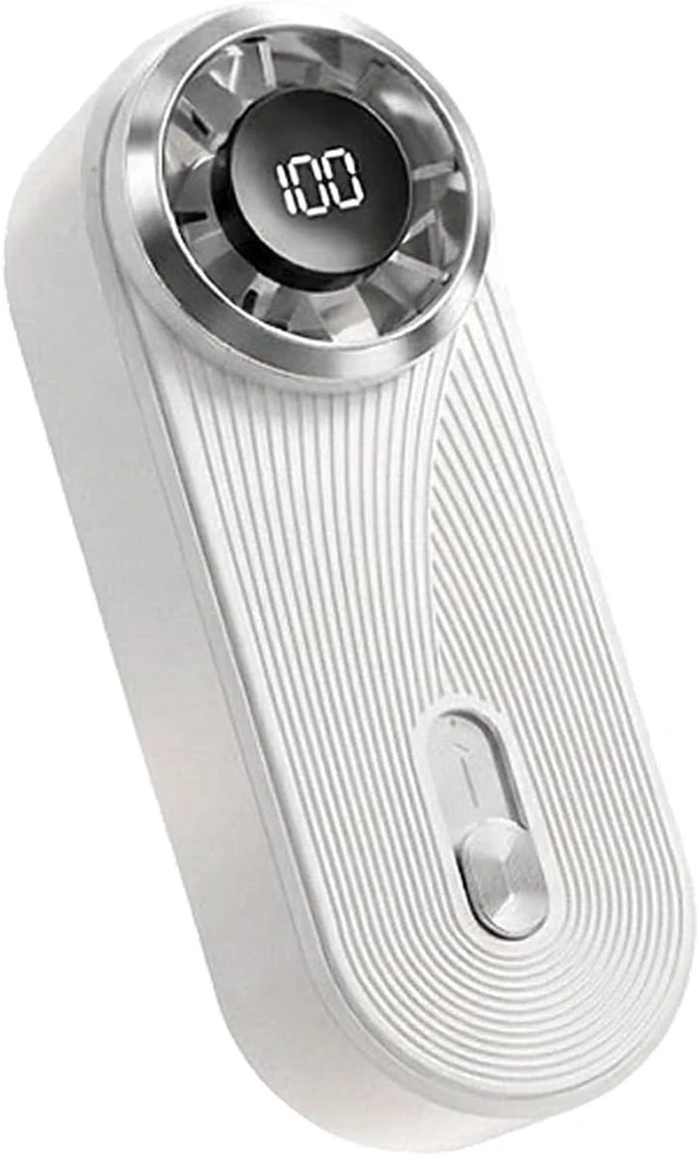 Main image of Portable Fan, Speed with Turbines Technology 2000mAh Battery Type C Charging for Home Use USB(White)