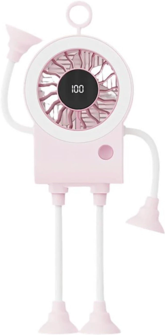 Main image of Portable Fan, 5 Speed Powerful Cooling Tool for Home Gym Offices Use with Suction Cup(B)
