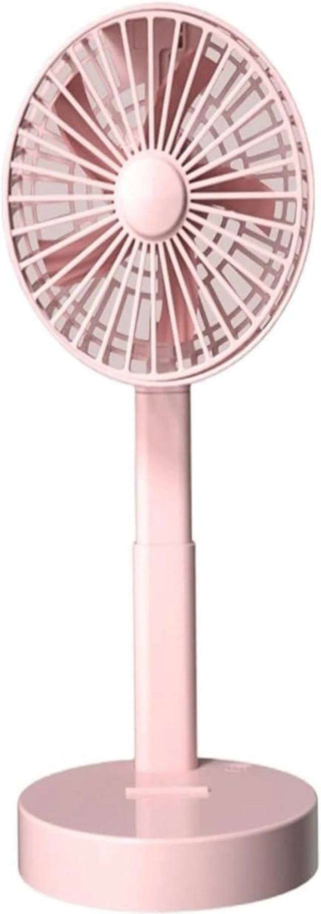 Alt view image 4 of 7 - Portable Fan, Rechargeable Desk 3 Speed Foldable Telescopic Low Noise Ventilation Small for Bedroom Desktop Cute(A)