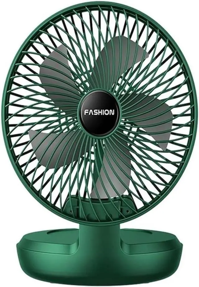 Alt view image 2 of 7 - Portable Fan, Bedroom Desktop Camping ElectricPowered Folding Air Cooler Wall-Mounted Mute Floor Electric Ventilator for Room