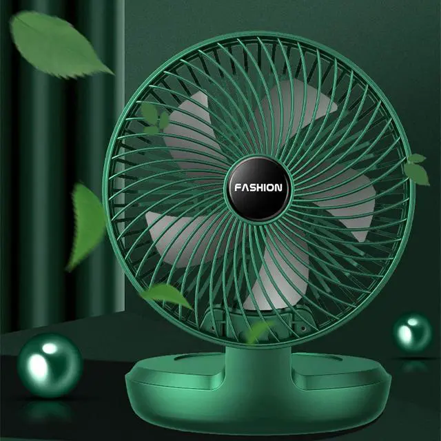 Alt view image 4 of 7 - Portable Fan, Bedroom Desktop Camping ElectricPowered Folding Air Cooler Wall-Mounted Mute Floor Electric Ventilator for Room
