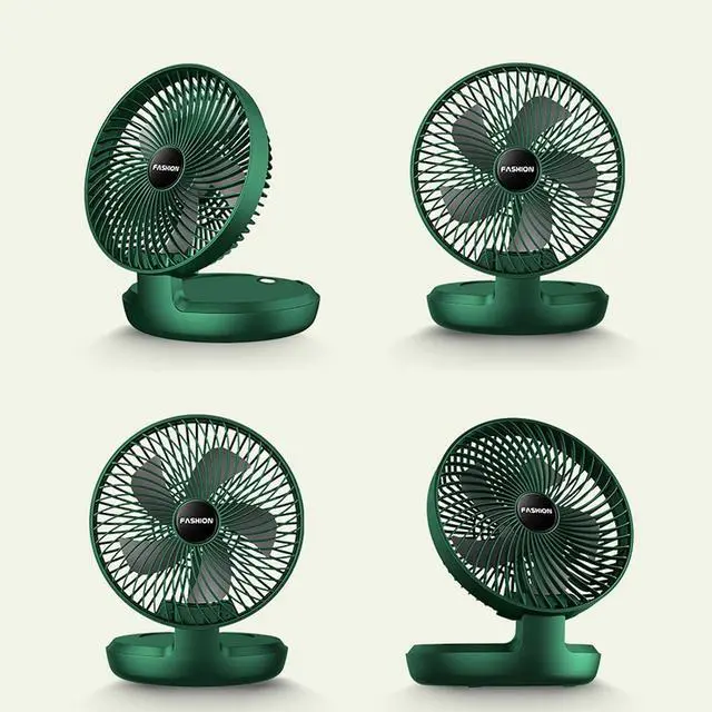 Alt view image 5 of 7 - Portable Fan, Bedroom Desktop Camping ElectricPowered Folding Air Cooler Wall-Mounted Mute Floor Electric Ventilator for Room
