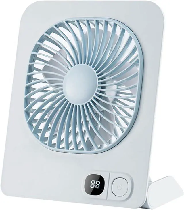 Alt view image 5 of 7 - Portable Fan, Powerful USB Air Cooling Low Noise for Bedroom Dorm Camping Kitchen Mobile(Blue)