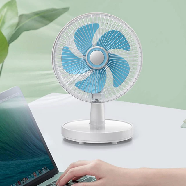 Alt view image 3 of 7 - Portable Fan, Portable with 3 Speeds Strong, Quiet and 360°Rotate Table for Home USB Desk Small But Powerful(Clip)