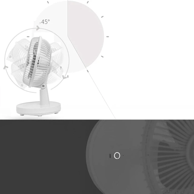Alt view image 6 of 7 - Portable Fan, Portable with 3 Speeds Strong, Quiet and 360°Rotate Table for Home USB Desk Small But Powerful(Clip)