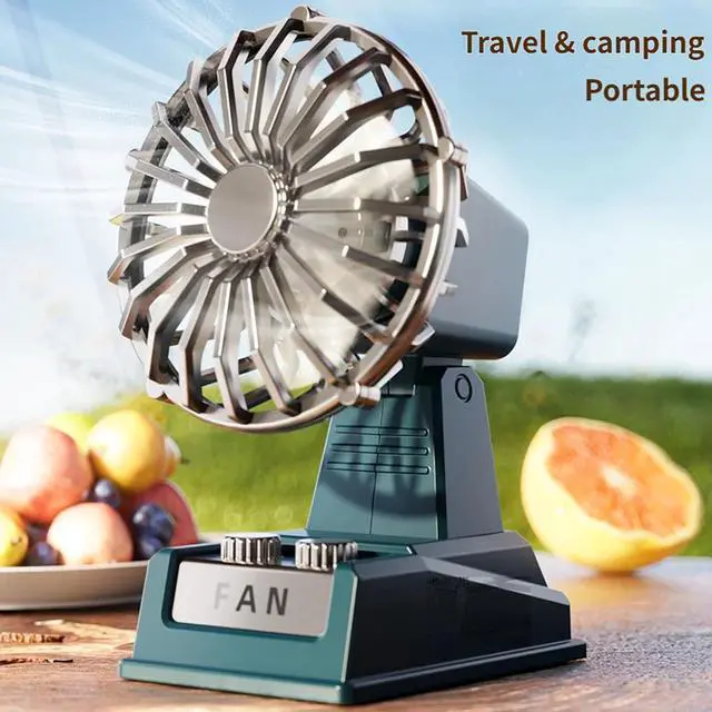 Alt view image 6 of 7 - Portable Fan, with Quiet Motor and Flexible Rotation Small Offices Texture for Workspaces Low Noise(Yellow)