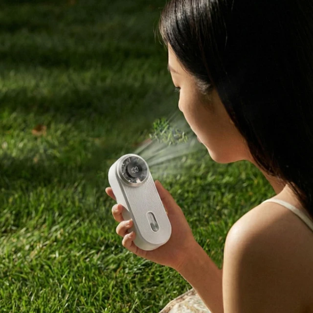 Alt view image 3 of 7 - Portable Fan, Speed with Turbines Technology 2000mAh Battery Type C Charging for Home Use USB(White)