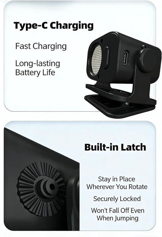 Alt view image 7 of 7 - Portable Fan, Hat Light Weight Head Coolers for Travel and Camping(Black)