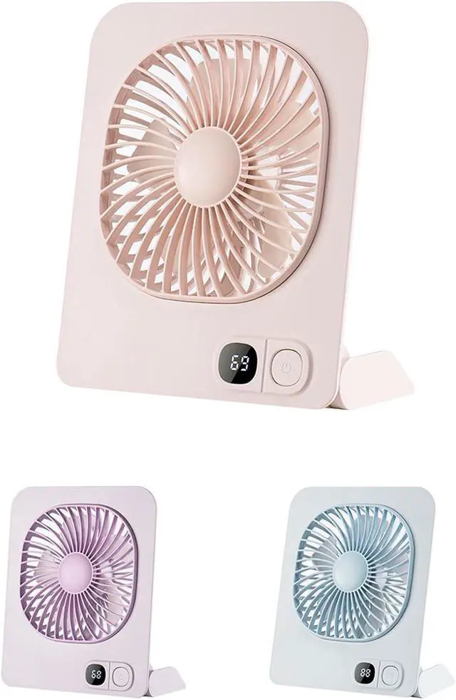 Alt view image 3 of 7 - Portable Fan, Powerful USB Air Cooling Low Noise for Bedroom Dorm Camping Kitchen Mobile(Blue)