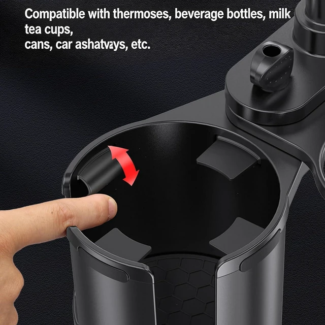 Alt view image 7 of 7 - Car Cup Holder USB Fan with 3 Speed Setting 360 Degree Rotation and Adjustable Base for SUV Truck Car Cup Holder Fan