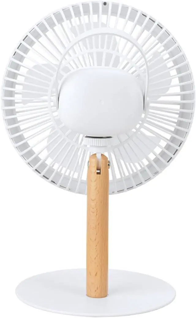 Alt view image 4 of 7 - Desk Fan with LED Light Fan Table USB Rechargeable 4 Speeds Portable for Indoor Outdoor Camping Usb Portable Travel Camping