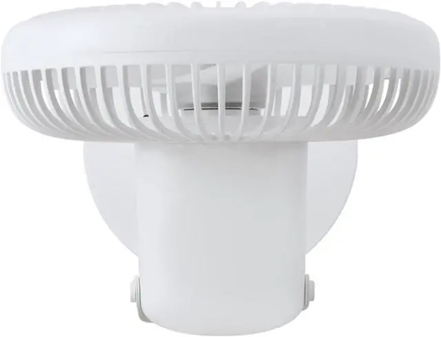 Alt view image 7 of 7 - Desk Fan with LED Light Fan Table USB Rechargeable 4 Speeds Portable for Indoor Outdoor Camping Usb Portable Travel Camping