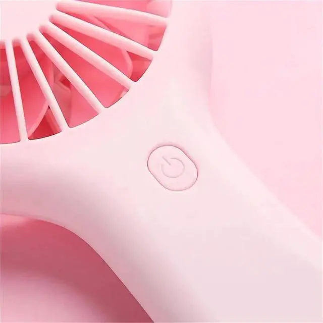 Alt view image 3 of 4 - Handheld Fan, 2Pcs Small Handheld Fan Mini Rechargeable USB Pocket Student Office Desktop Portable,for Outdoors/Travel/Camping(Green)