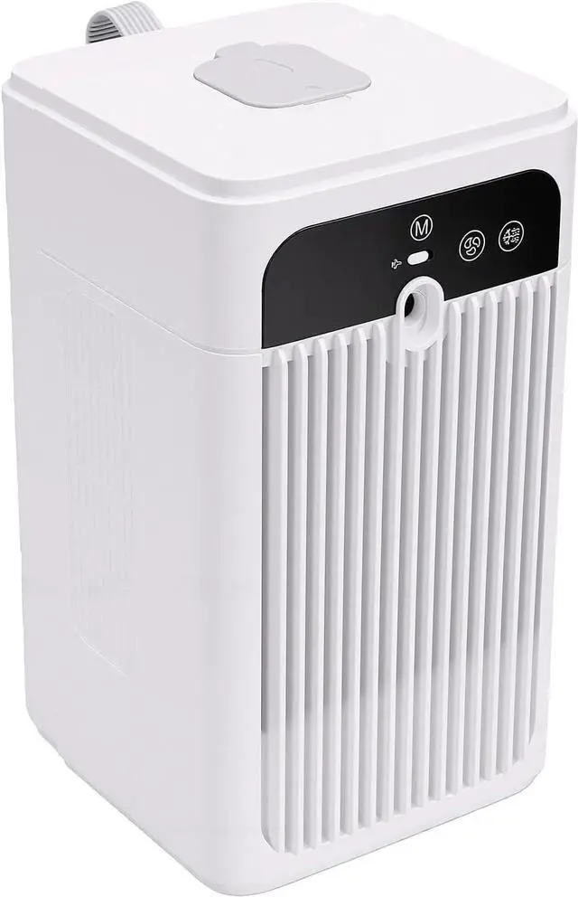 Alt view image 5 of 7 - Pomya Desktop Fan USB Rechargeable Portable Air Cooler Humidifier Mist Spray for Office Home Camping, 3000mAh Battery 500ml Tank Fast Cooling Hydrating Airflow