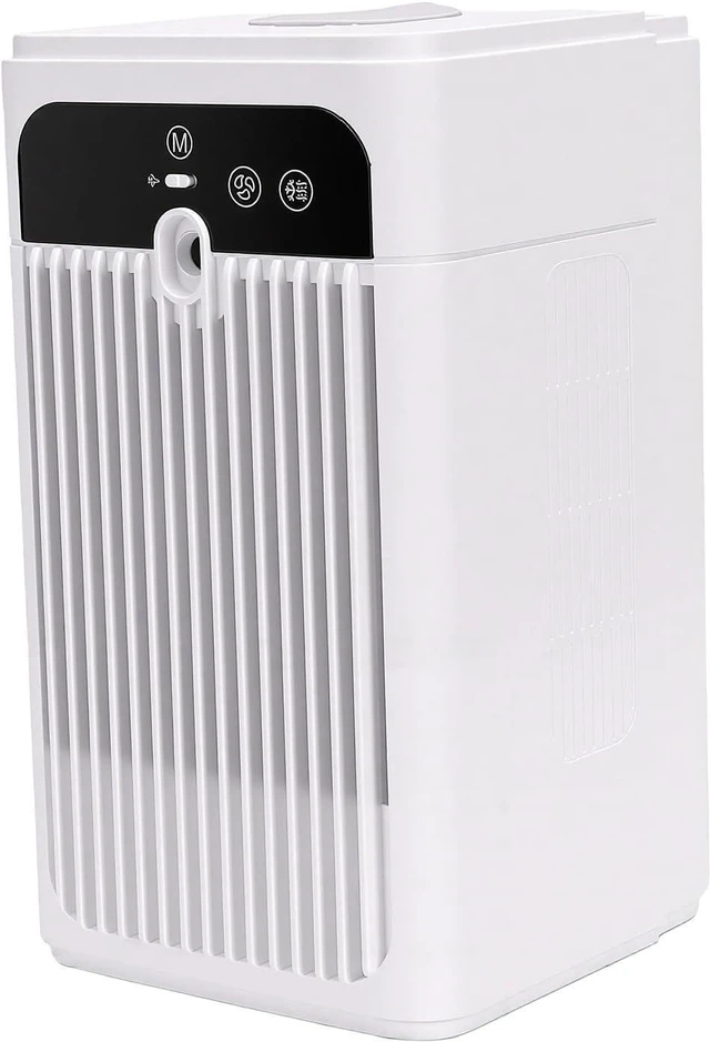 Alt view image 3 of 7 - USB Desktop Fan Humidifier Portable Air Cooler with Misting Function for Home Office Camping 500ml Capacity