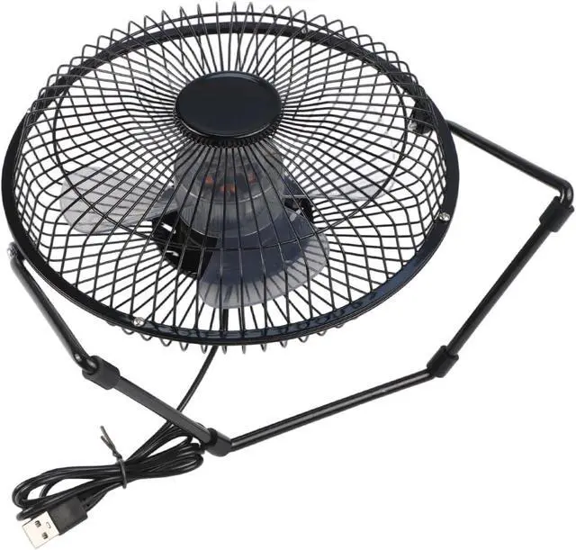 Alt view image 7 of 7 - Solar Panel Fan Kit 5.2W 6V Polycrystalline Solar Panel with 8 Inch USB Fan Pet House, Small Chicken Coops, Greenhouses, Sheds, for Window Cooling,