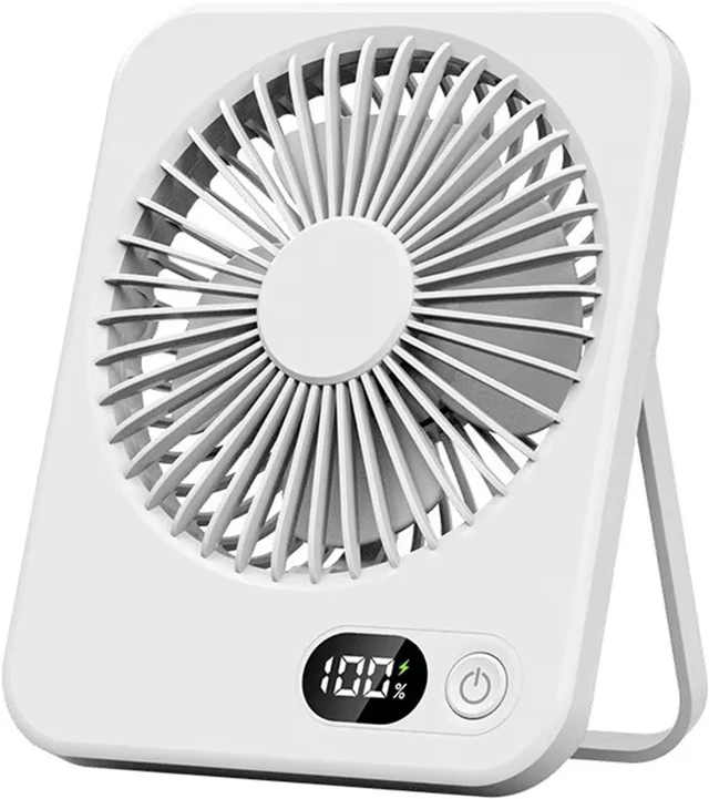 Main image of Handheld Fan, Mini Portable Desk Fan Hanging Wall-Mounted USB Rechargerable Table,for Outdoors/Travel/Camping(Gray)