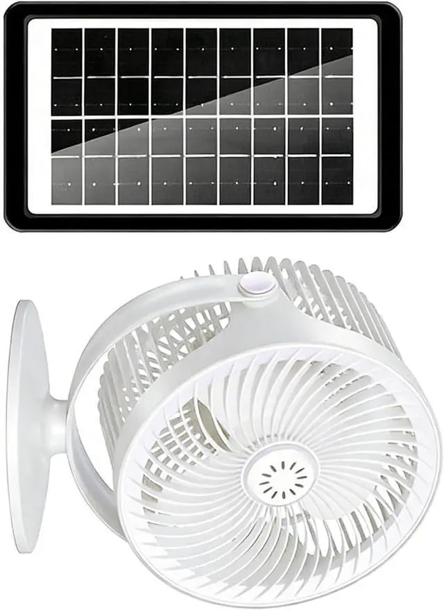Alt view image 7 of 7 - Sun USB Fan with 5 Wind Modes Quiet Great for Home Use Compact Sun Powered Fan Lightweight