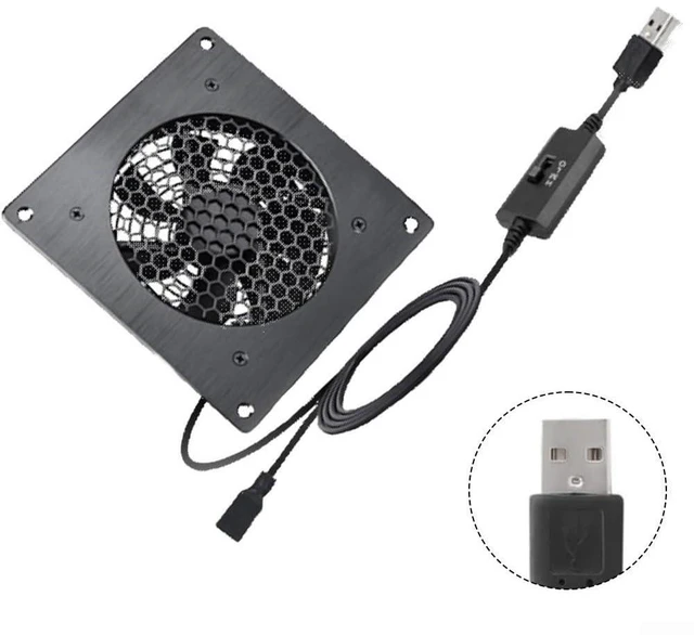 Alt view image 7 of 7 - Efficient 120mm USB Fan with Whisper Quiet Operation and Customizable Airflow for Optimal Heat Management (FT10S122505EC(60)