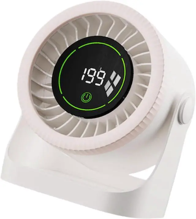 Main image of ABS Desktop Fan with Wall Mount Option and 16 Temperature Drops for Multiple Room Use USB Desktop Fan