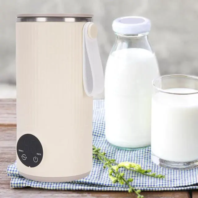 Alt view image 3 of 7 - Portable Electric Bottle Warmer Mixer Accurate Temp Control Even Heating Coffee Frother para Exterior Compact Device for Travel Outdoor Daily Use
