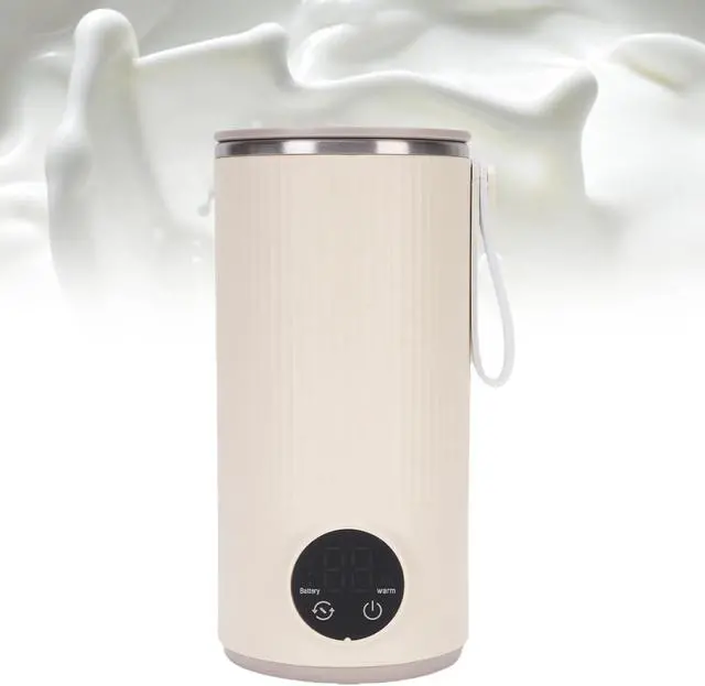 Alt view image 4 of 7 - Portable Electric Bottle Warmer Mixer Accurate Temp Control Even Heating Coffee Frother para Exterior Compact Device for Travel Outdoor Daily Use