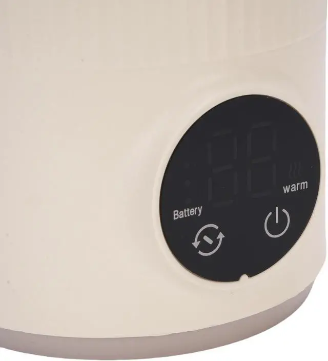 Alt view image 5 of 7 - Portable Electric Bottle Warmer Mixer Accurate Temp Control Even Heating Coffee Frother para Exterior Compact Device for Travel Outdoor Daily Use