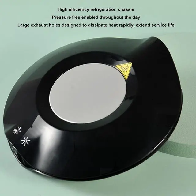 Alt view image 7 of 7 - Coffee Cup Heater Cooler USB Portable Smart Electric Coffee Warmer Coaster for Workers Students Quick Heating Automatic Power Off Function ABS Aluminum Alloy 155x55mm